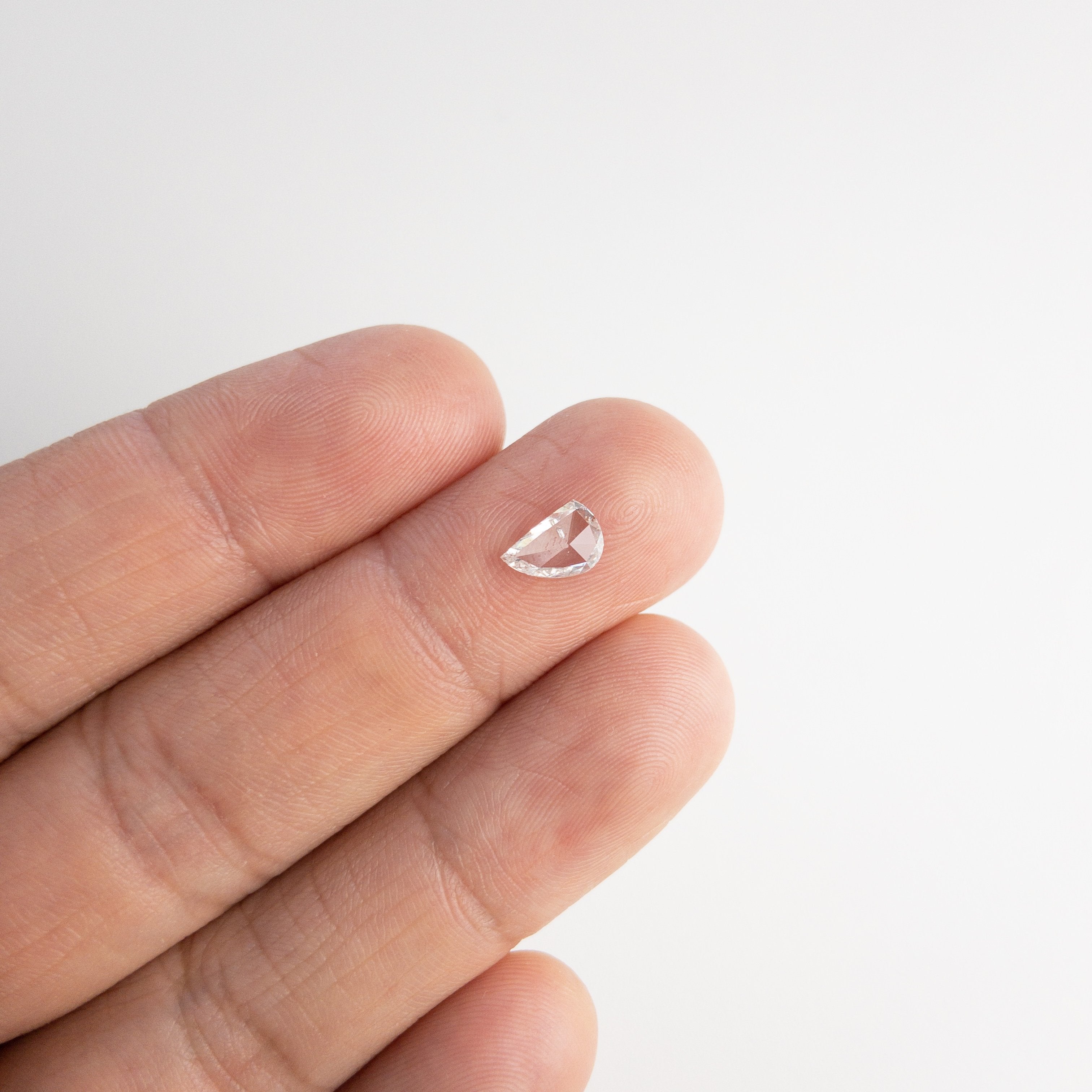 0.65ct 7.88x5.10x1.66mm Amorphous Rosecut 18117-13 - Misfit Diamonds