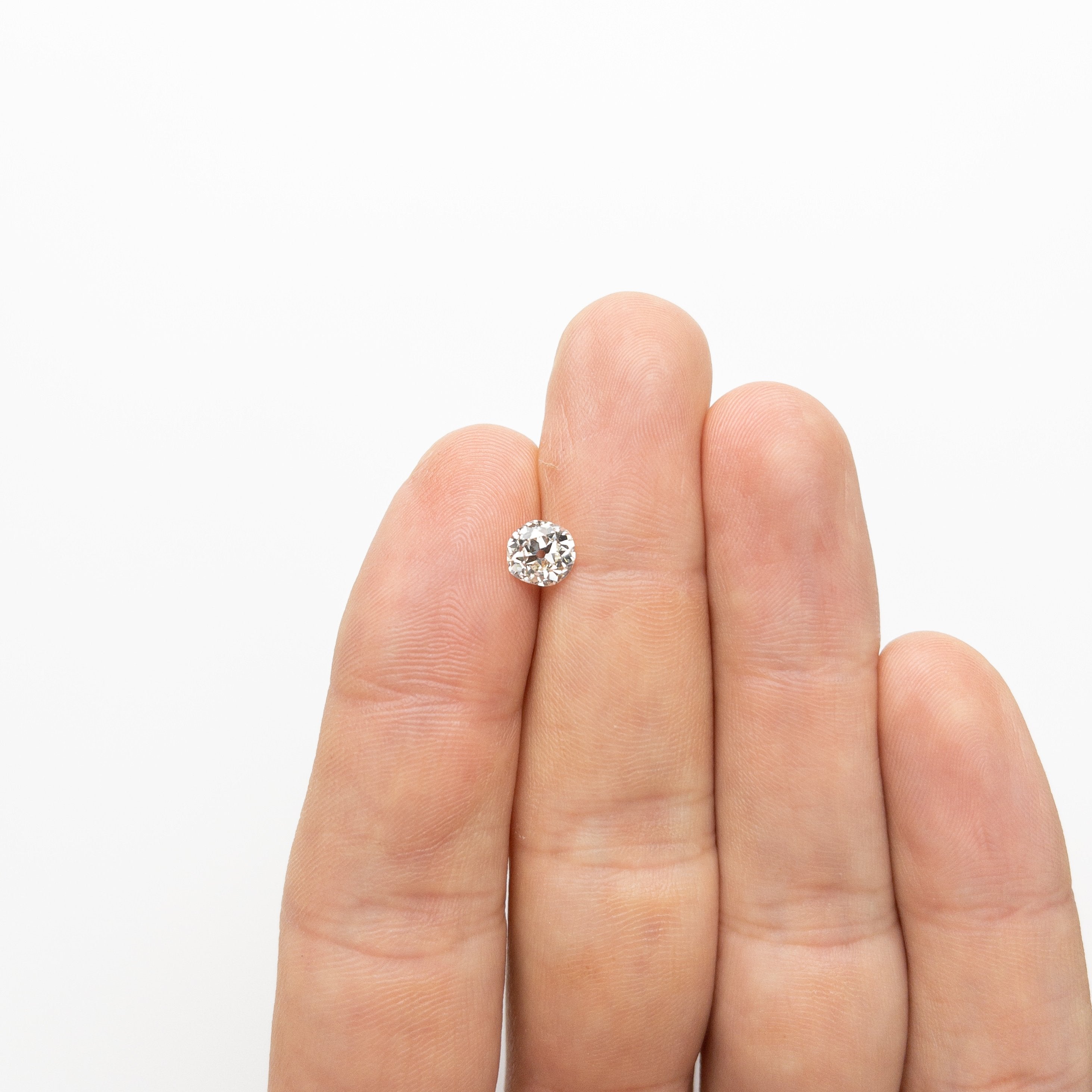 1.11ct 6.63x6.38x3.90mm SI2 J-K Antique Old Mine Cut 18466-03 - Misfit Diamonds