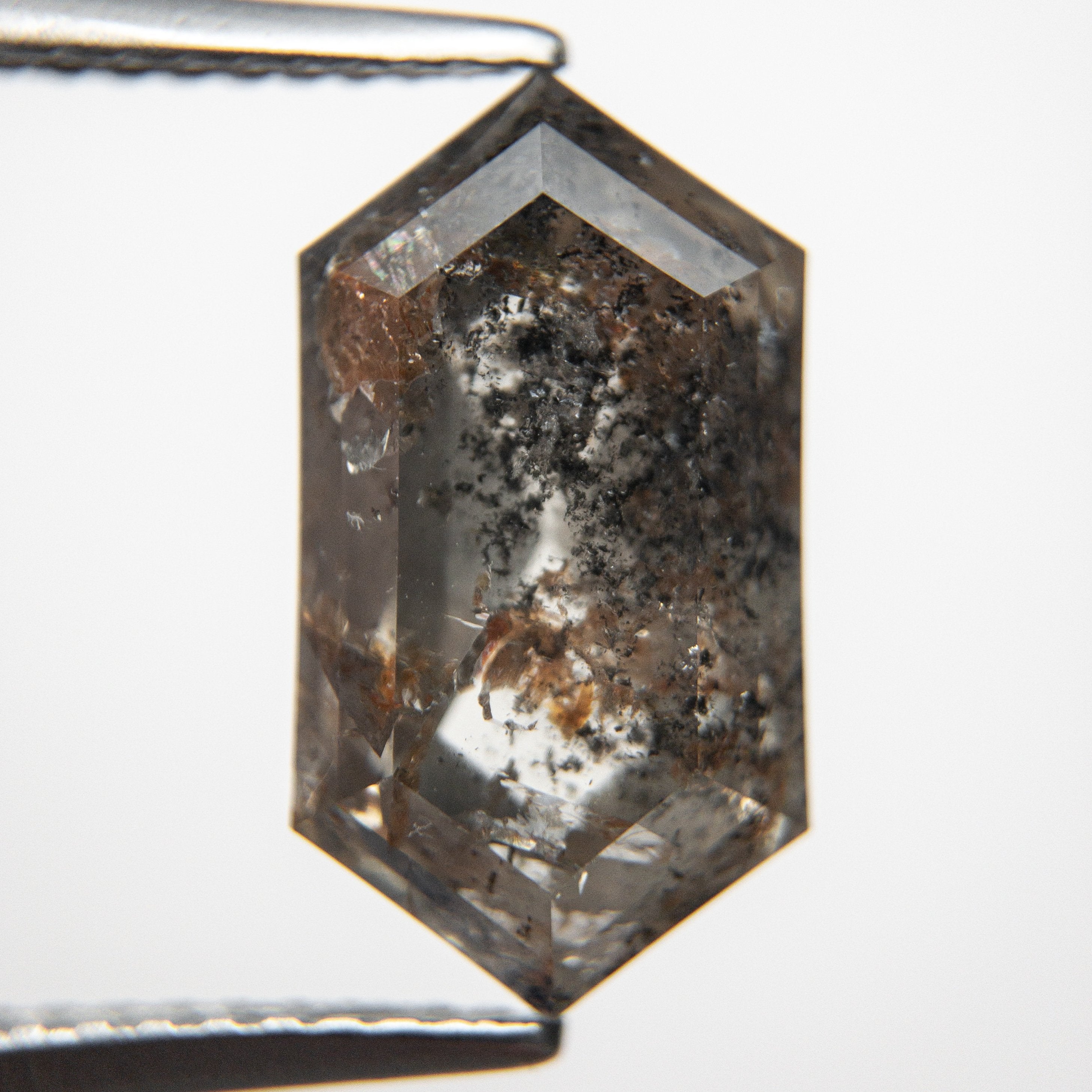 5.47ct 14.31x7.88x5.41mm Hexagon Rosecut 18769-01 - Misfit Diamonds