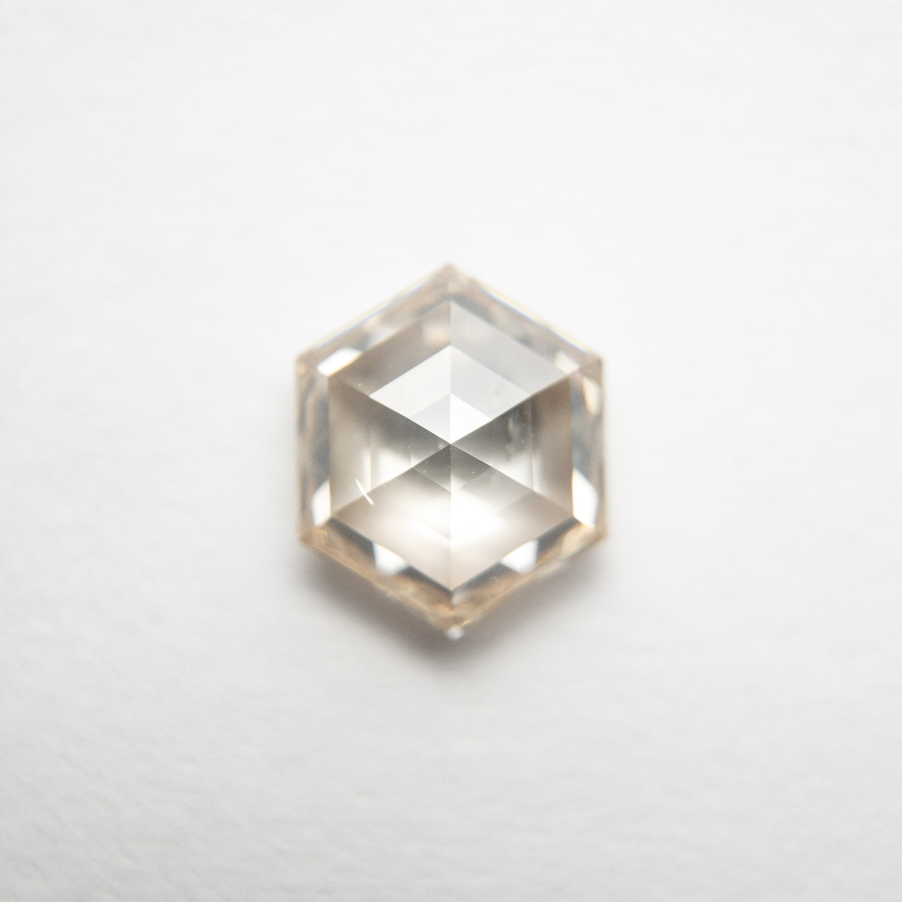 1.01ct 7.16x5.97x3.00mm Hexagon Rosecut 18804-02 - Misfit Diamonds