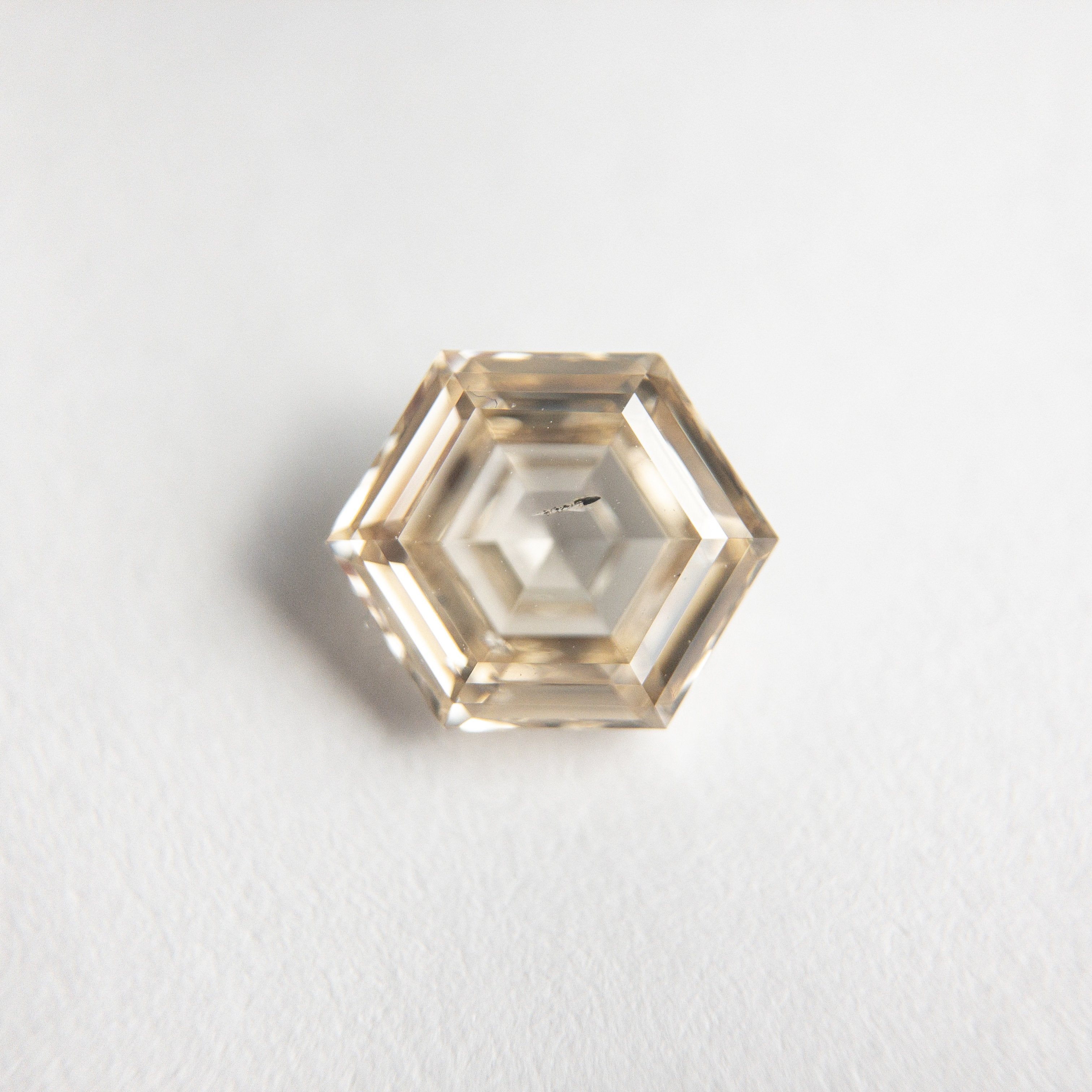 1.01ct 7.16x5.97x3.00mm Hexagon Rosecut 18804-02 - Misfit Diamonds