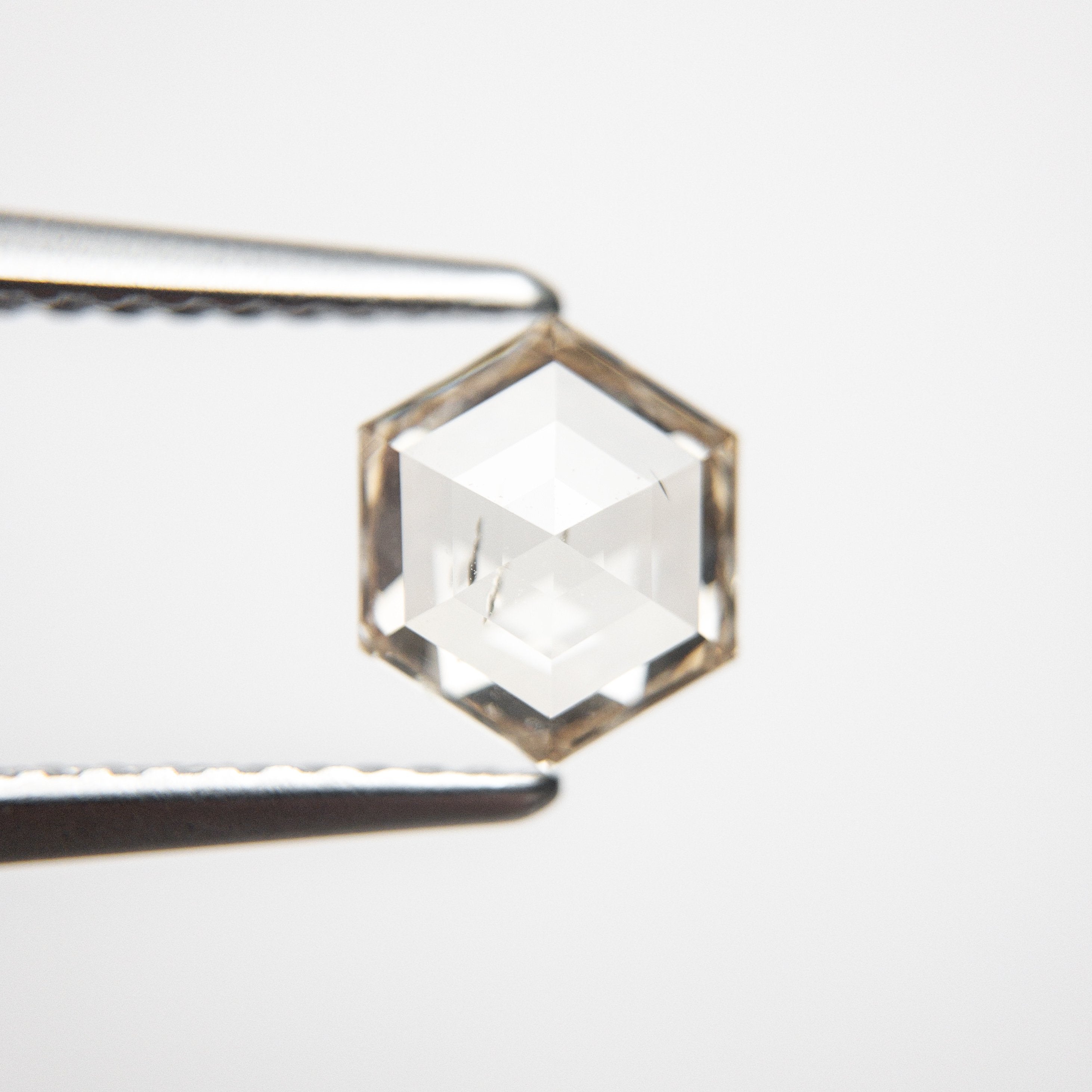 1.01ct 7.16x5.97x3.00mm Hexagon Rosecut 18804-02 - Misfit Diamonds