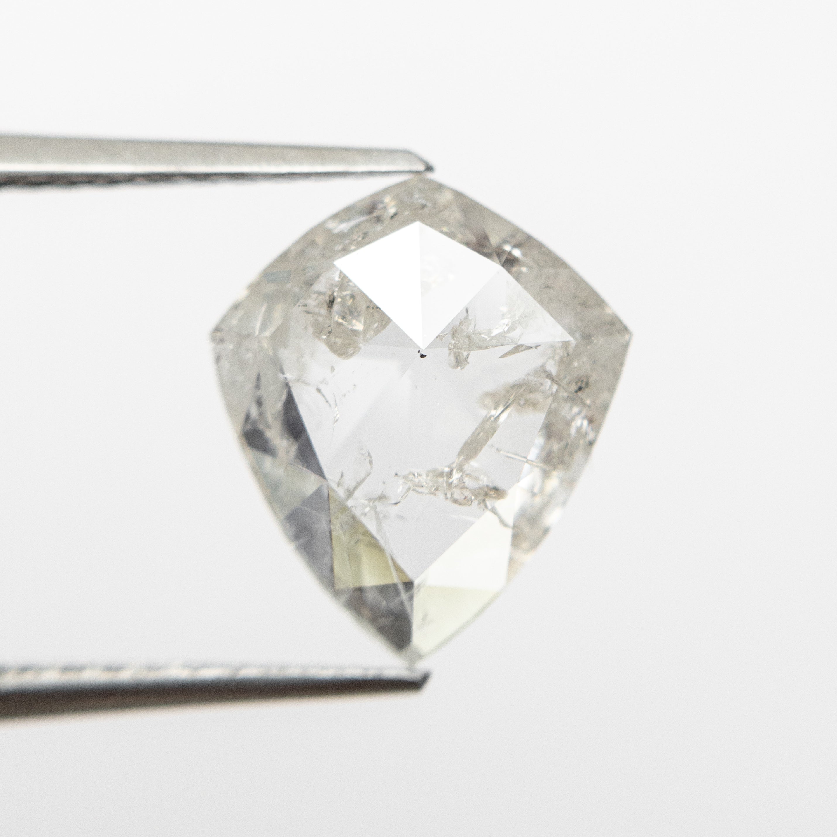 2.10ct 10.78x9.28x2.66mm Shield Rosecut 18910-04 - Misfit Diamonds