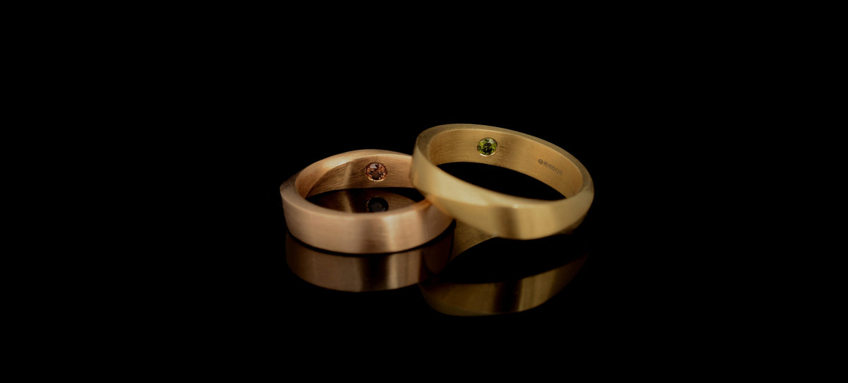 Mobius Engagement Rings with an extra twist!