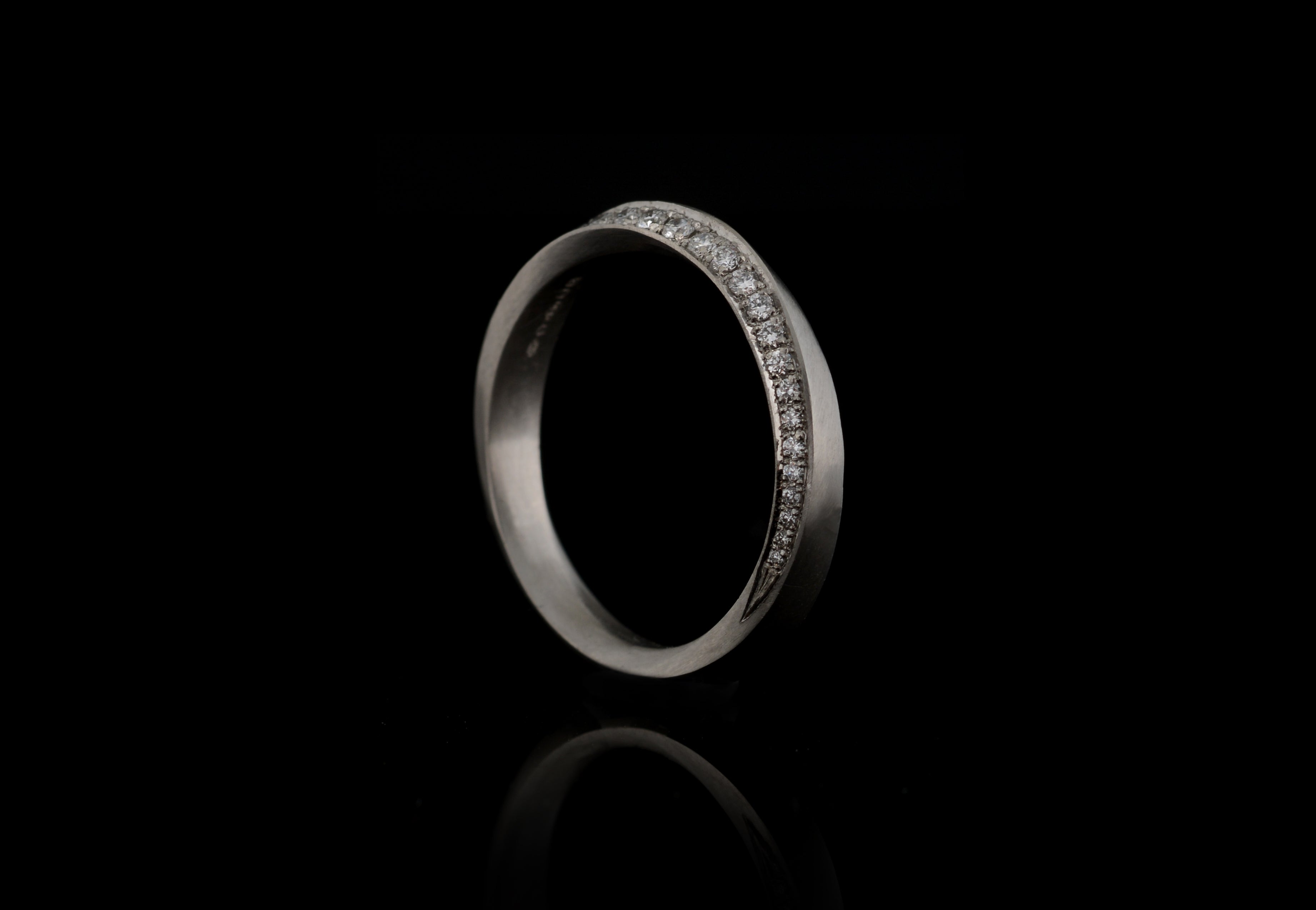 The Diamond Mobius Wedding Band