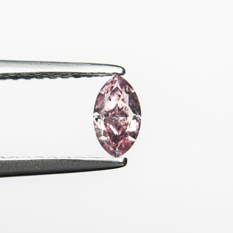 0.29ct 5.70x3.27x2.29mm GIA I1 Fancy Intense Purplish Pink Marquise Brilliant 24148-01