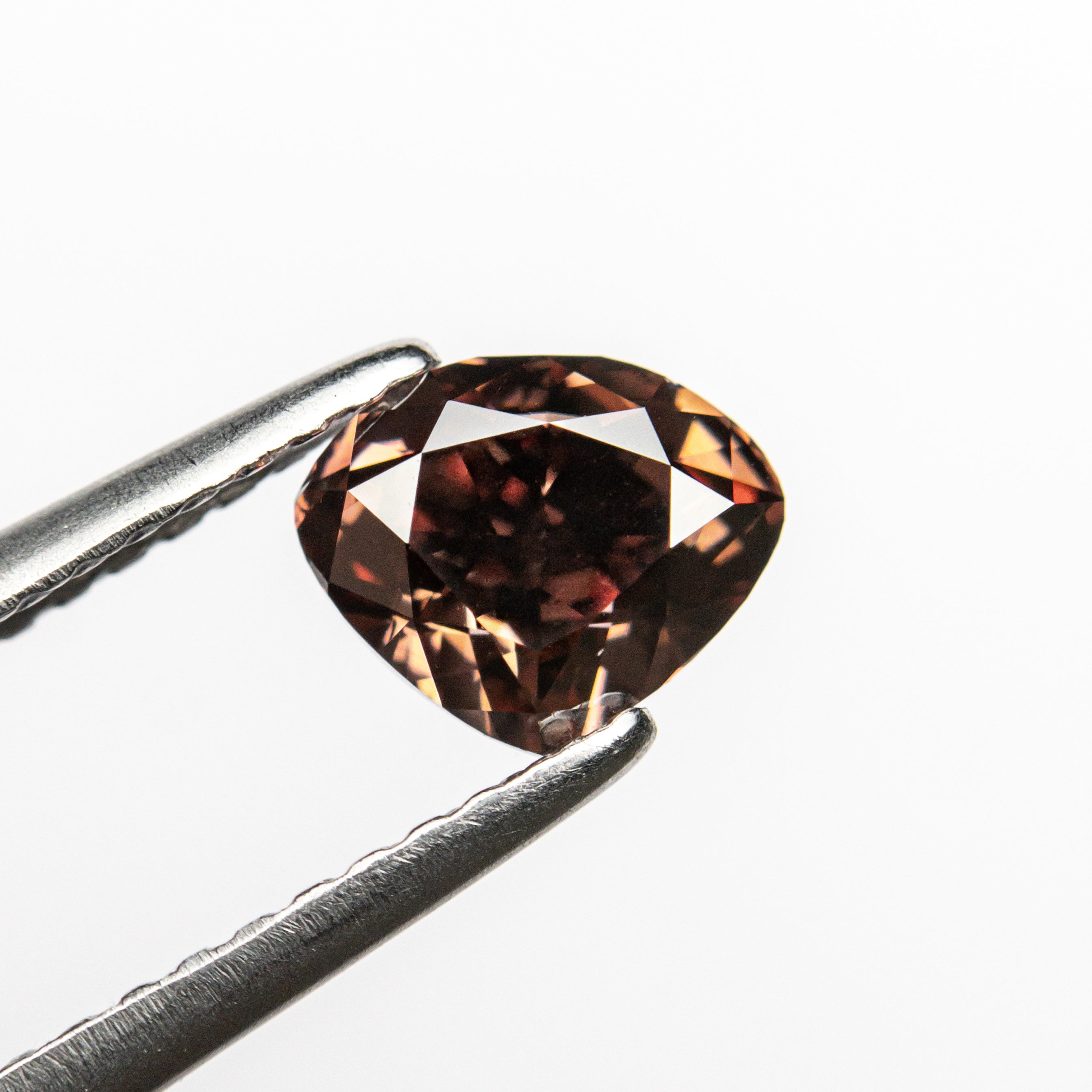 1.00ct 5.37x6.56x3.93mm GIA VS2 Fancy Deep Pink-Brown Heart Brilliant 🇦🇺 24116-01