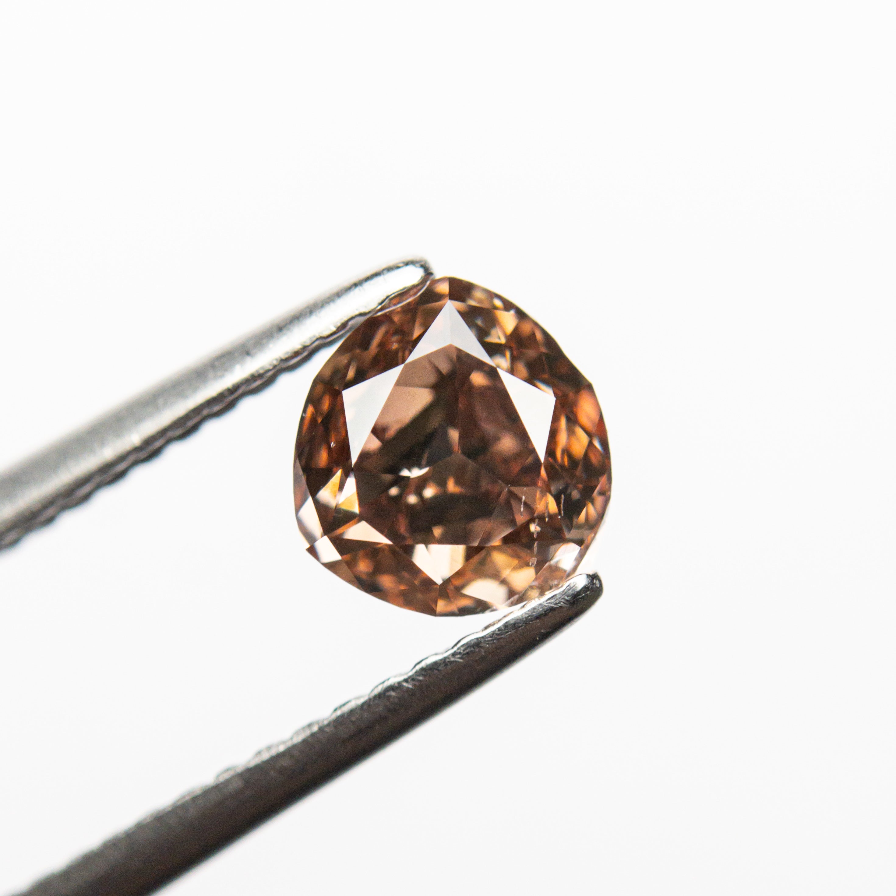 1.00ct 6.08x5.67x3.42mm GIA SI1 Fancy Deep Brown-Pink Trillion Brilliant 🇦🇺 24113-01