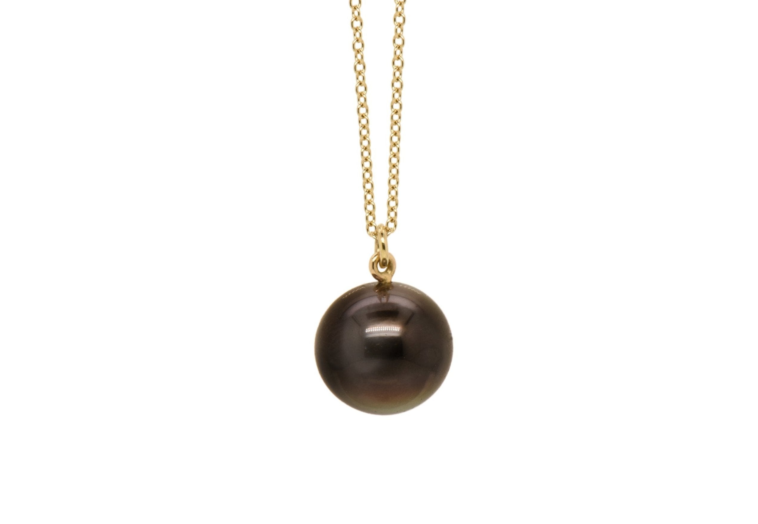 18ct Yellow Gold Tahitian Pearl Pendant