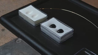 Short video showing the making of a pair of hand made earrings. 