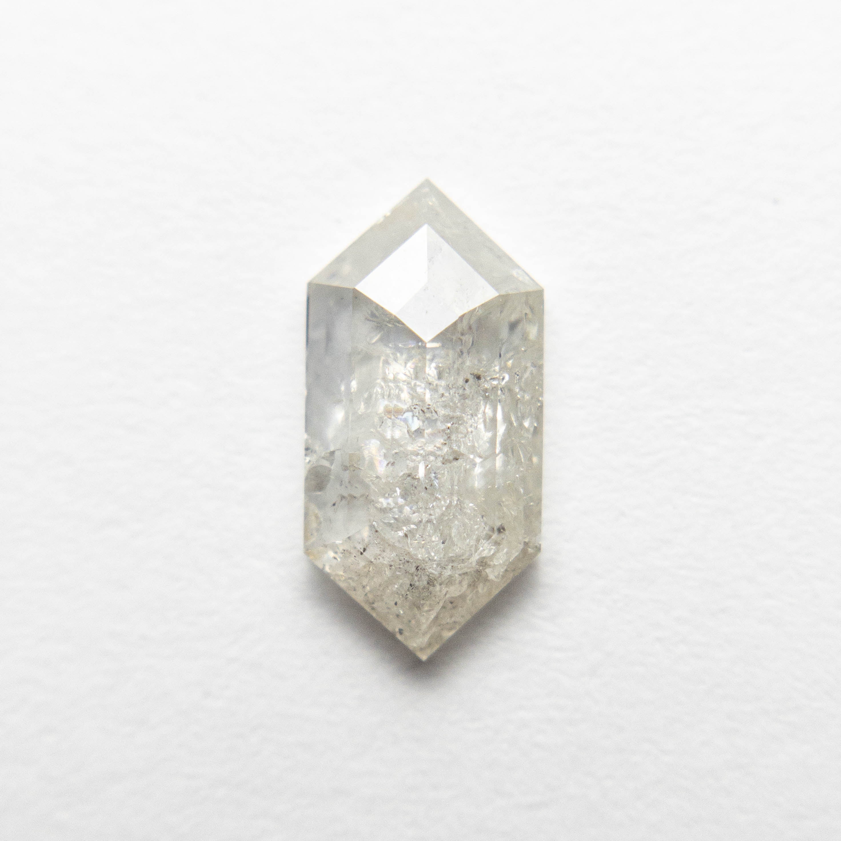 1.27ct 10.40x5.14x2.43mm Hexagon Rosecut 18553-19 - Misfit Diamonds