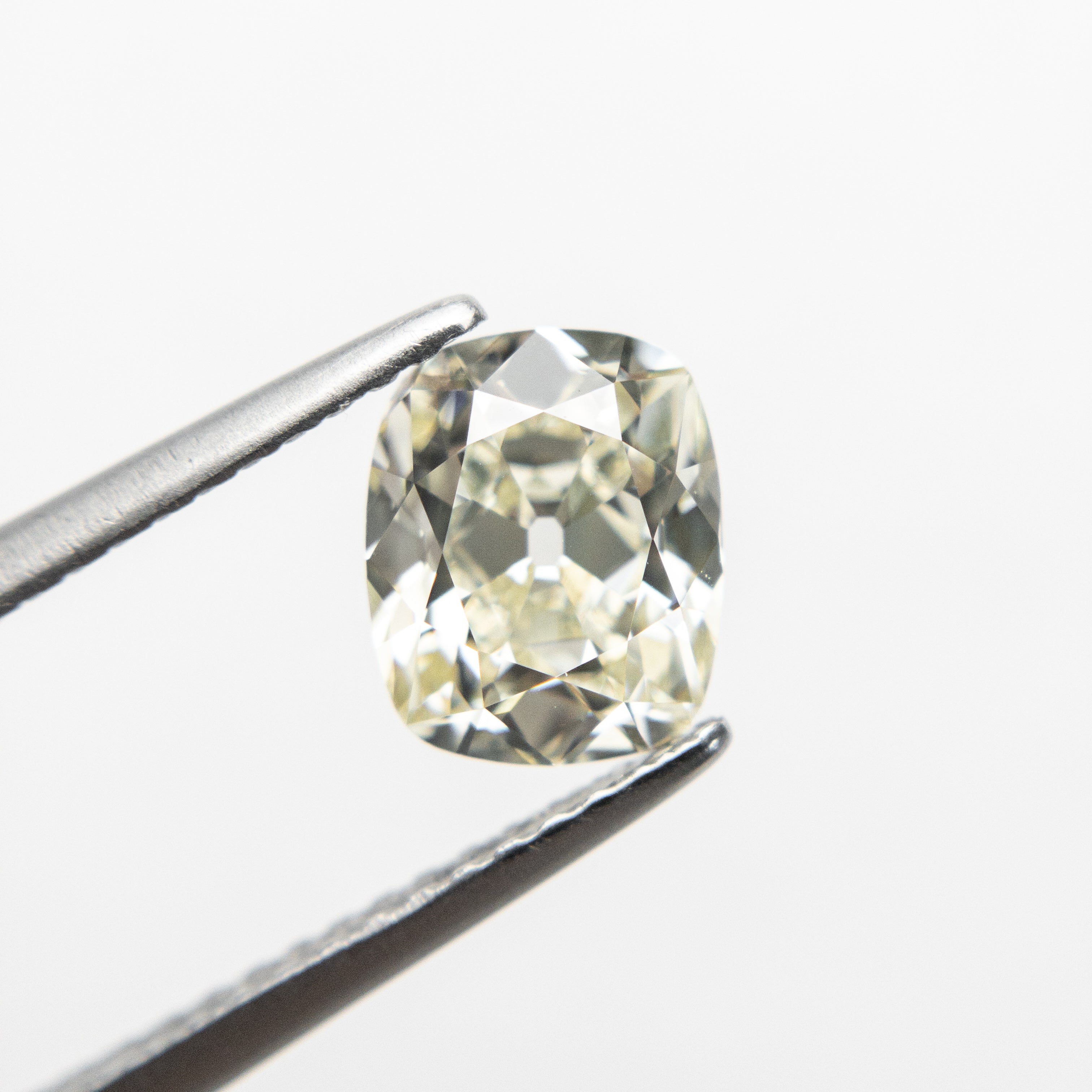 1.56ct 7.37x6.04x4.15mm VS2 Q-R Modern Antique Old Mine Cut 18688-01 - Misfit Diamonds