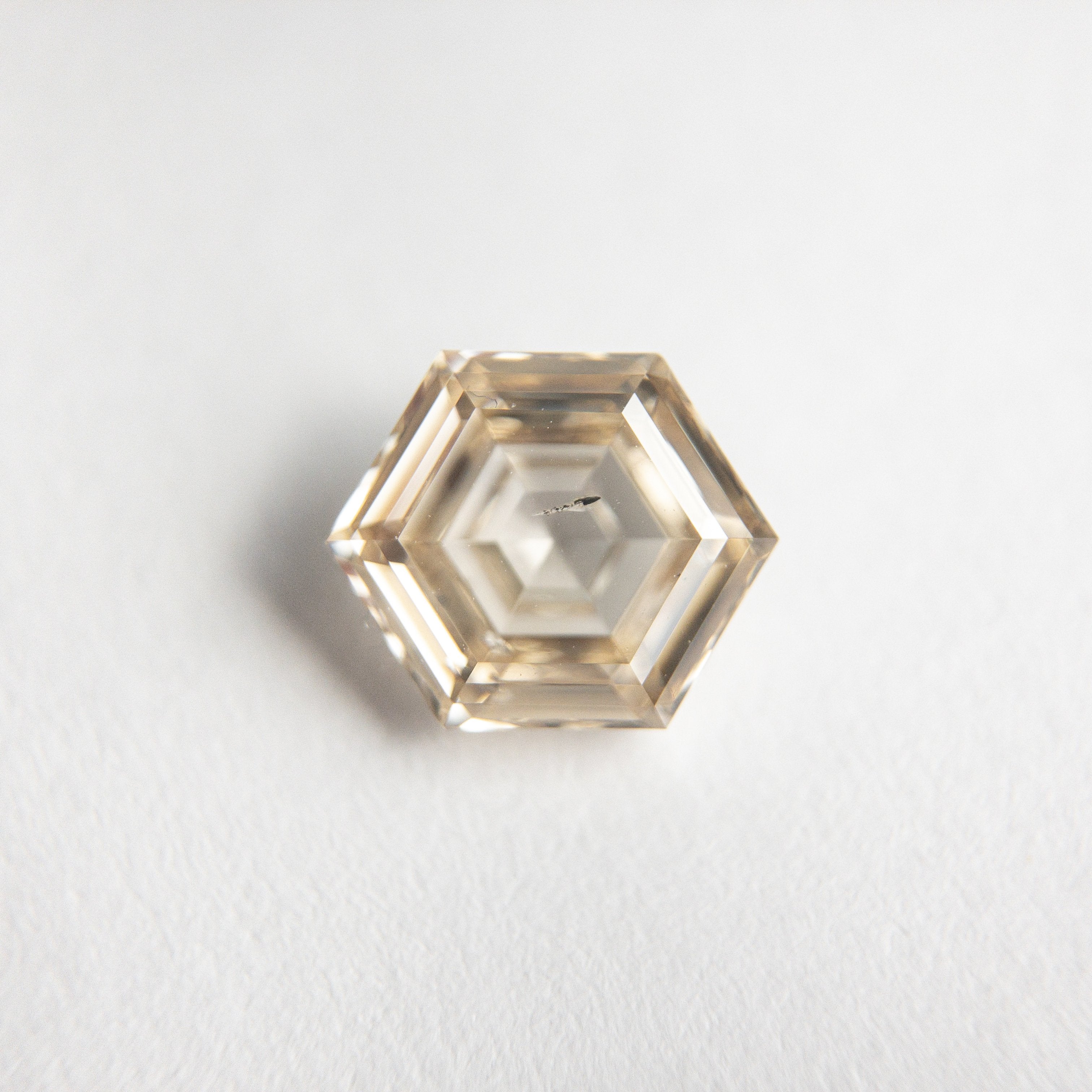 1.01ct 7.16x5.97x3.00mm  Hexagon Rosecut 18804-02 - Misfit Diamonds