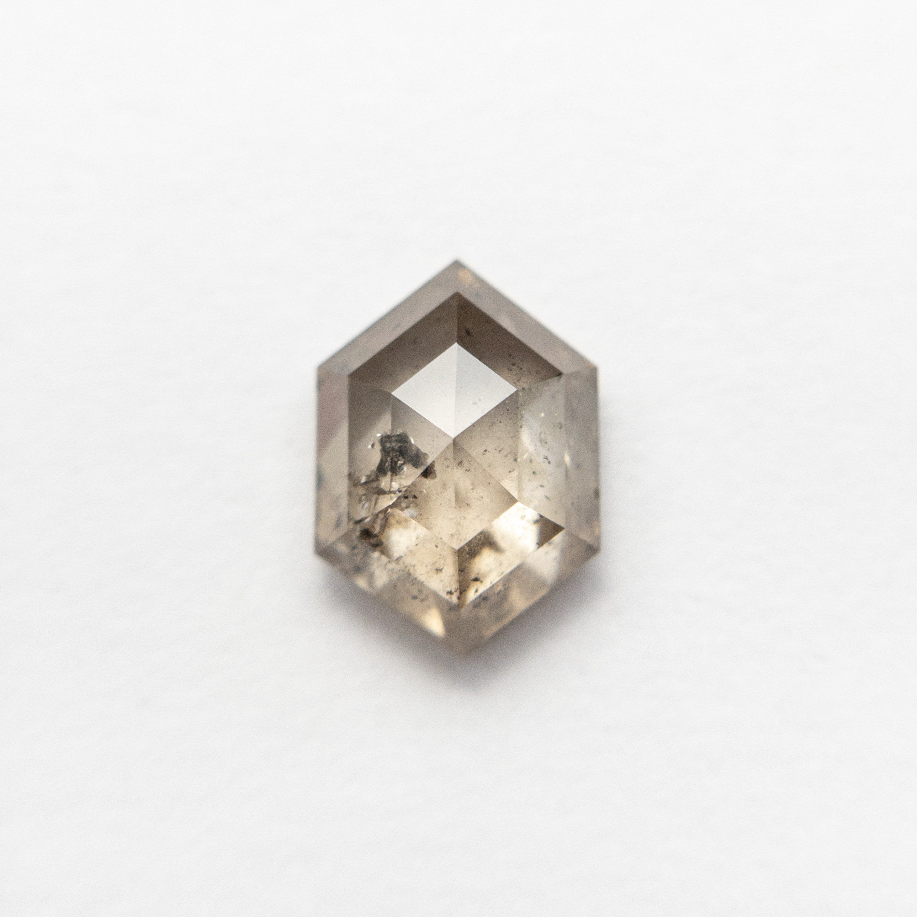 1.38ct 8.18x5.83x3.44mm Hexagon Rosecut 19048-16 - Misfit Diamonds