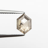 1.38ct 8.18x5.83x3.44mm Hexagon Rosecut 19048-16 - Misfit Diamonds