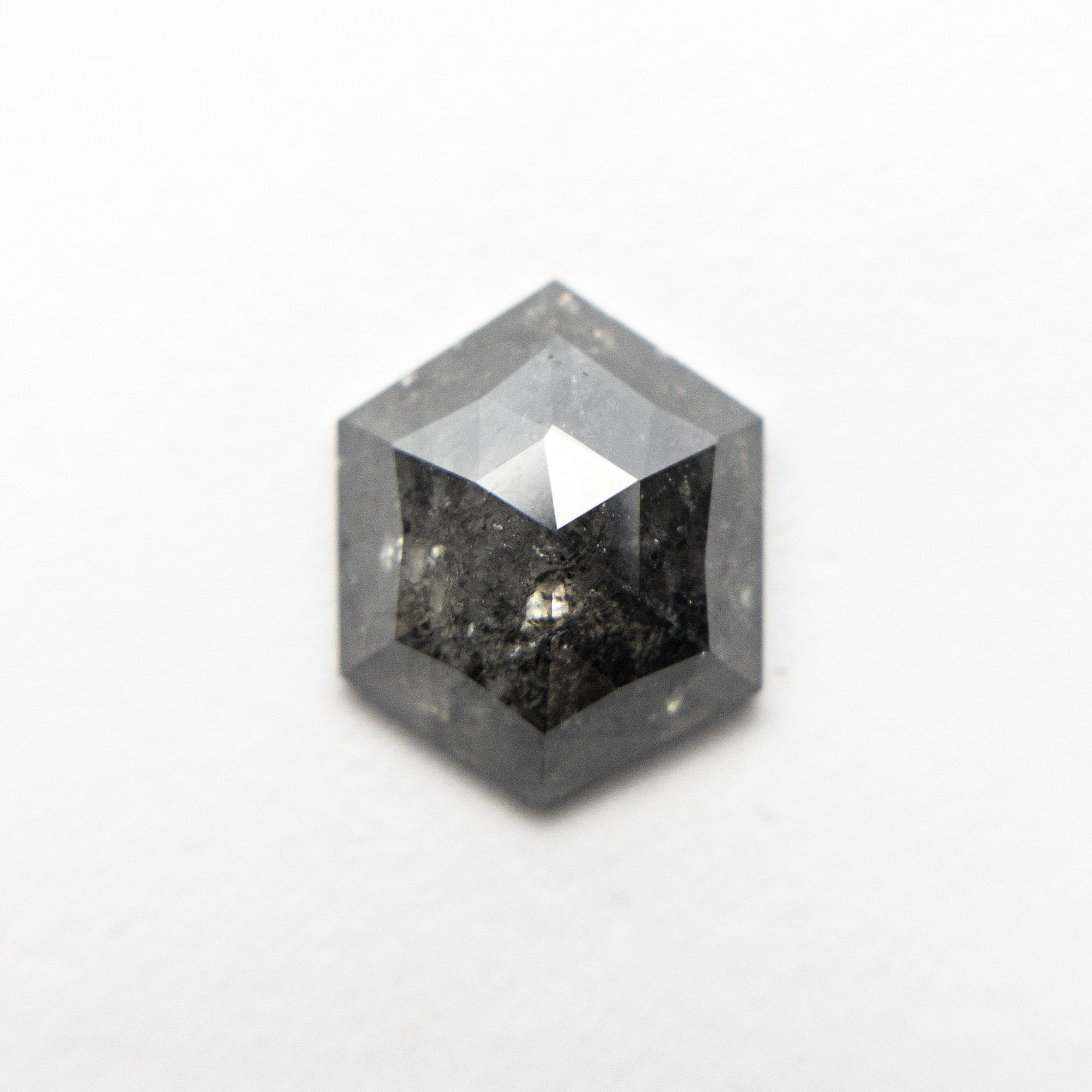 1.39ct 8.60x6.96x2.75mm Hexagon Rosecut 19069-04 - Misfit Diamonds