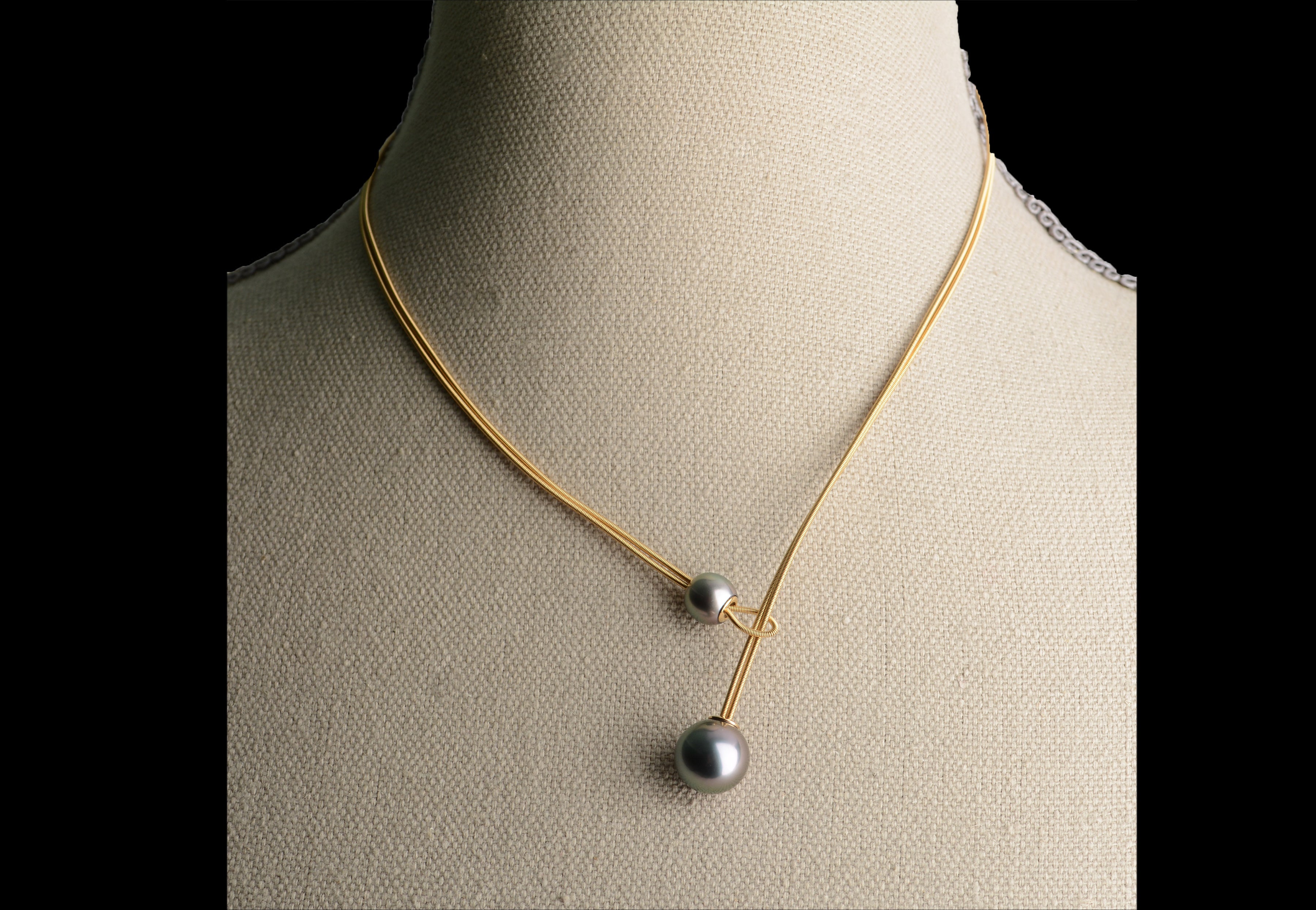 Tahitian pearl necklace-McCaul